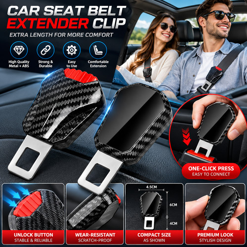 Metal car seat belt - car,